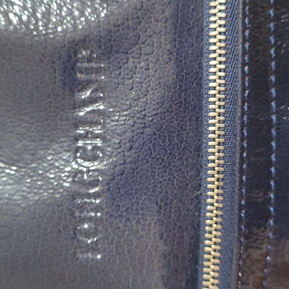 Longchamp blue patent leather tote shoulder bag( authentic) - Picture 2 of 9